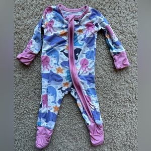 Little One Shop Bamboo Under The Sea Newborn Footie Pajamas